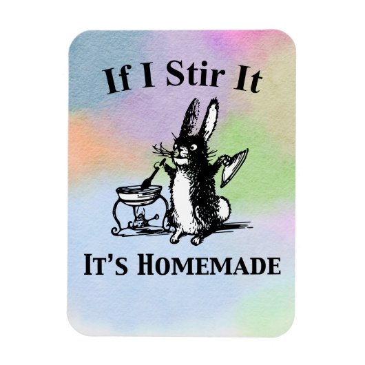 Als ik het roer, is het Homemade Magnet. Magneet (Verticaal)