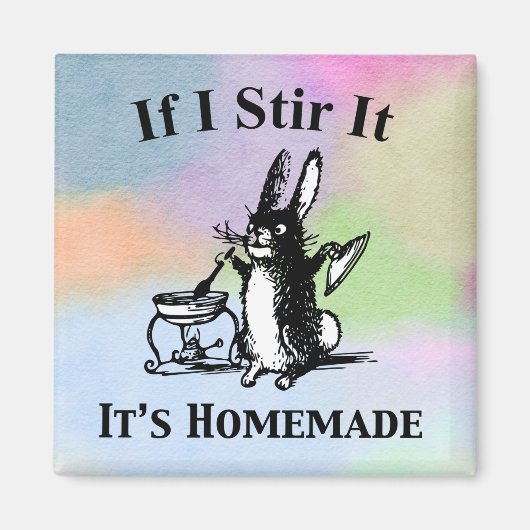 Als ik het roer, is het Homemade Magnet. Magneet (Voorkant)