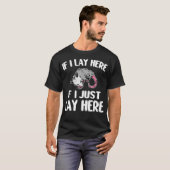 Als ik hier alleen maar ben, stel Possum op Dead a T-shirt (Voorkant volledig)