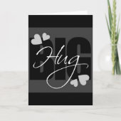 "ALS IK IN JE OGEN KIJKE ZIE IK JE HART" FEESTDAGEN KAART (Voorkant)