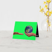 Als ik je de Wereld.Card kaart kon geven (Gele Bloem)