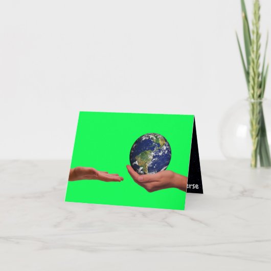 Als ik je de Wereld.Card kaart kon geven (Voorkant)