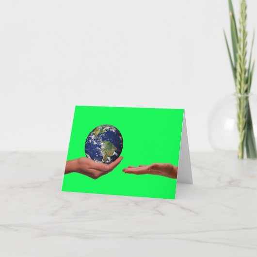Als ik je de Wereldkaart kon geven Kaart (Voorkant)