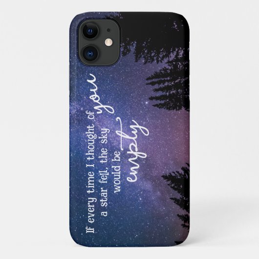 Als ik je elke keer dacht Case-Mate iPhone case (Achterkant)