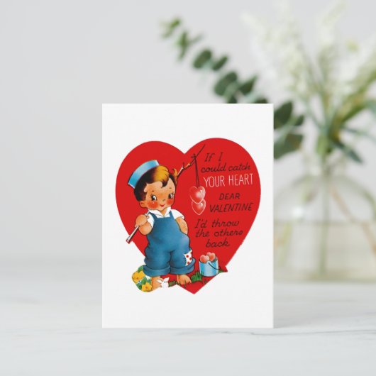 Als ik je hart kan vangen briefkaart (Staand voorkant)