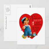 Als ik je hart kan vangen briefkaart (Voorkant / Achterkant)