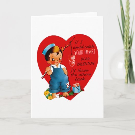 Als ik je hart kan vangen feestdagen kaart (Voorkant)