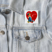 Als ik je hart kan vangen vierkante button 5,1 cm (In situ)