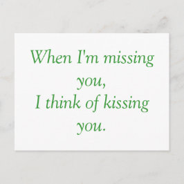 Als ik je mis... briefkaart