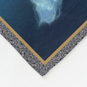 Als ik je mist, geef je je aan mama.. fleece deken (Hoek)