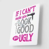 Als ik je niet goed kan laten zien... vierkante klok (Hoek)