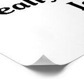 Als ik je vertel wat er op het examen staat poster (Hoek)