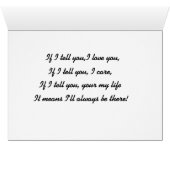 ALS IK JE ZEG DAT IK VAN JE KAART HOU (Binenzijde Horizontaal (Onderkant))