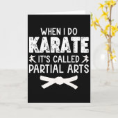 Als ik karate doe, heet het gedeeltelijke kunst 13 kaart (Gele Bloem)