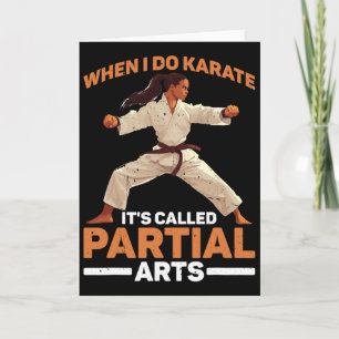 Als ik karate doe, heet het Gedeeltelijke Kunsten Kaart