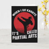 Als ik karate doe, heet het partiële kunst 11 kaart (Gele Bloem)