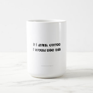 Als ik koffie drink koffiemok