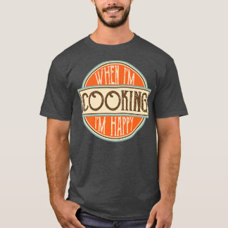 Als ik kook, ben ik gelukkig Motivational Quotes C T-shirt