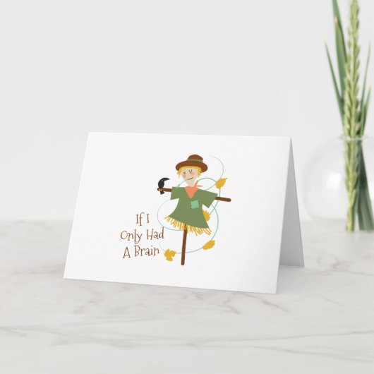 Als ik maar een brein had kaart (Voorkant)