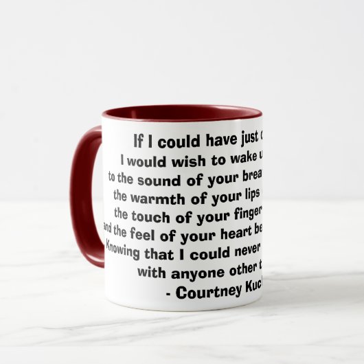 Als ik maar één wens had... mok (Voorkant links)