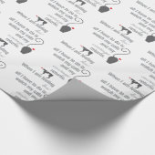 Als ik me laag voel - Bukowski - inspirerend Cadeaupapier (Hoek)