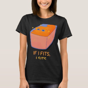 Als ik me past, ga ik in een doos met een gladde k t-shirt