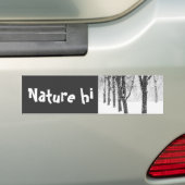 Als ik met bomen aan de zijkant ben bumpersticker (Op auto)