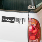 Als ik met bomen aan de zijkant ben bumpersticker (Op Truck)