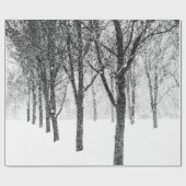 Als ik met bomen aan de zijkant ben cadeaupapier (Vlak)