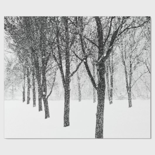 Als ik met bomen aan de zijkant ben cadeaupapier (Vlak)