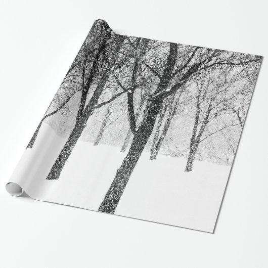 Als ik met bomen aan de zijkant ben cadeaupapier (Uitgerold)