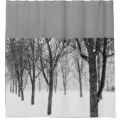 Als ik met bomen aan de zijkant ben douchegordijn (Voorkant)