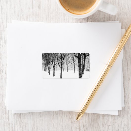 Als ik met bomen aan de zijkant ben etiket (Insitu)