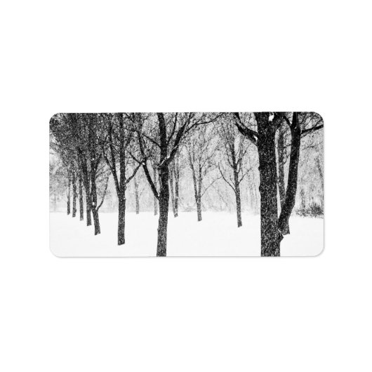 Als ik met bomen aan de zijkant ben etiket (Voorkant)