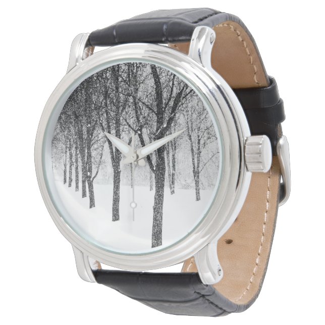 Als ik met bomen aan de zijkant ben horloge (Gekanteld)