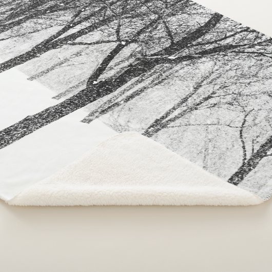 Als ik met bomen aan de zijkant ben sherpa deken (3/4)