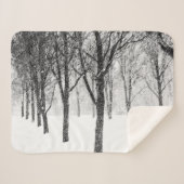 Als ik met bomen aan de zijkant ben sherpa deken (Voorkant (horizontaal))