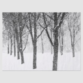 Als ik met bomen aan de zijkant ben tissuepapier