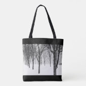 Als ik met bomen aan de zijkant ben tote bag (Achterkant)