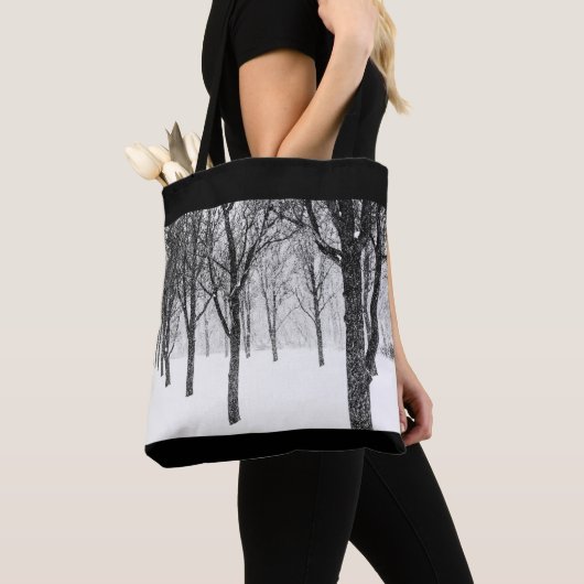 Als ik met bomen aan de zijkant ben tote bag (Dichtbij)