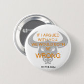 ALS IK MET JE KIJK. RONDE BUTTON 5,7 CM (Voorkant /achterkant)