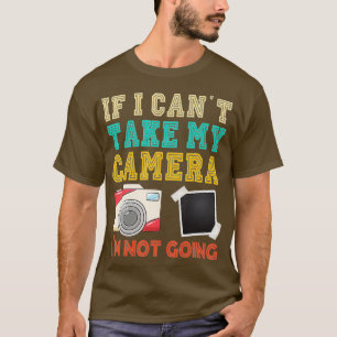 Als ik mijn camera fotograaf camera geen warm scho t-shirt