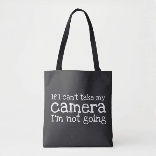Als ik mijn camera niet kan fotograferen tote bag (Voorkant)