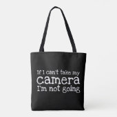 Als ik mijn camera niet kan fotograferen tote bag (Achterkant)