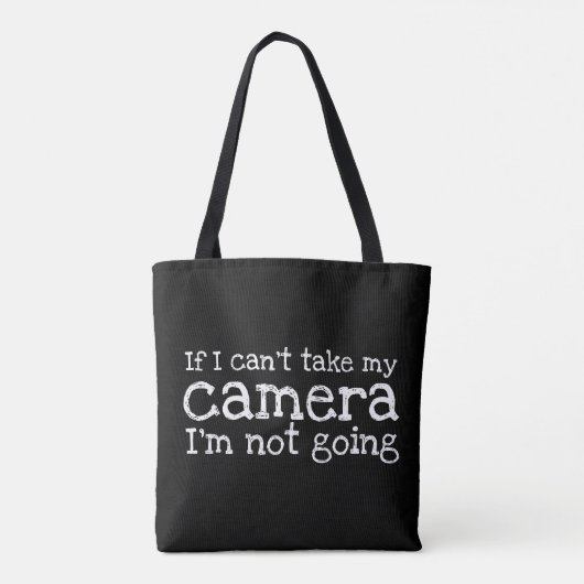 Als ik mijn camera niet kan fotograferen tote bag (Achterkant)