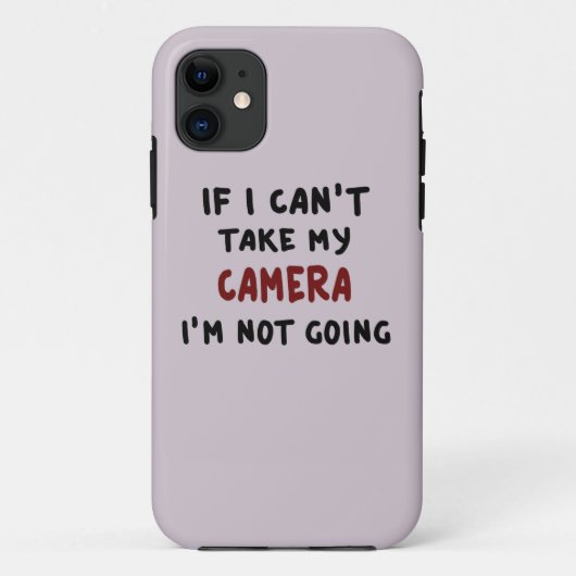 Als ik mijn camera niet kan nemen... Case-Mate iPhone case (Achterkant)