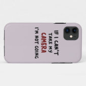 Als ik mijn camera niet kan nemen... Case-Mate iPhone case (Achterkant (horizontaal))