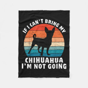 Als ik mijn Chihuahua niet mee kan brengen, ga ik Fleece Deken