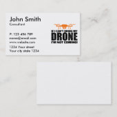 Als ik mijn drankje niet kan meenemen, kom ik niet visitekaartje (Voorkant / Achterkant)