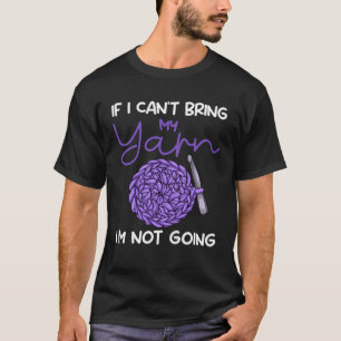 Als ik mijn garen niet kan meenemen ga ik niet hak t-shirt
